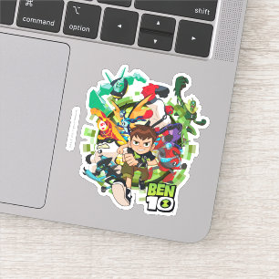 Sticker Graphisme de pointe Ben 10 Aliens