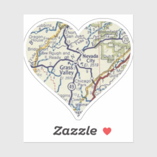 Sticker Grass Valley Californie