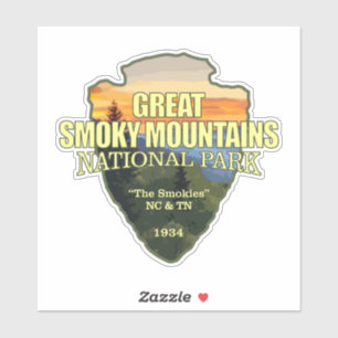Sticker Great Smoky Mountains NP (flèche)