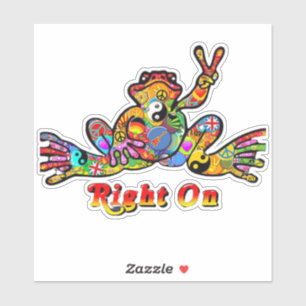 Sticker Grenouille de la paix