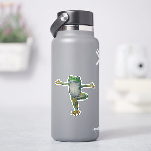 Sticker Grenouille de yoga