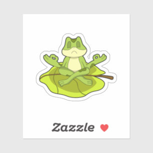 Sticker Grenouille en Méditerranée