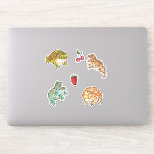 Sticker Grenouilles à cornes