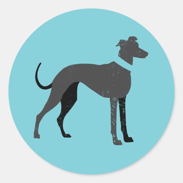 Sticker Greyhound (Devant)