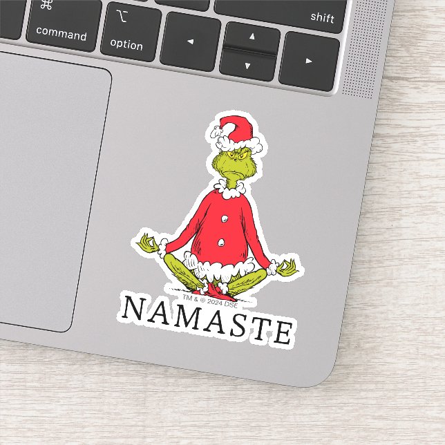 Sticker Grille | Namaste Santa Claus (Détail)