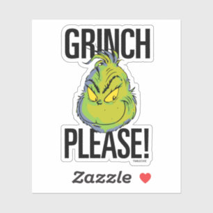 Sticker Grinch   Drôle Grinch S'Il Vous Plaît Citer