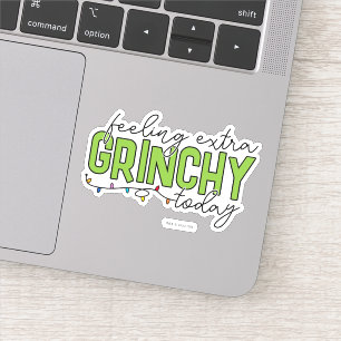 Sticker Grinch Se sentir particulièrement grincheux aujo