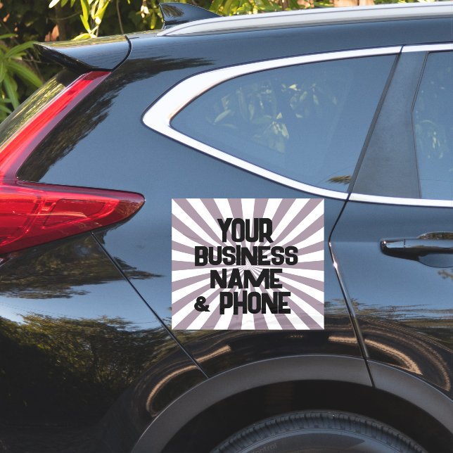 STICKER GROS BÂTIMENTS D'ENTREPRISE PERSONNALISÉS (Coté voiture)