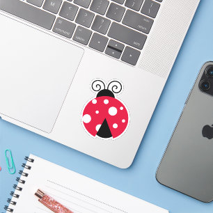 Sticker Gros insecte rouge