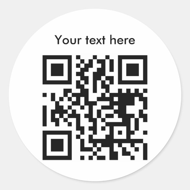Sticker (gros, texte personnalisé) (Devant)