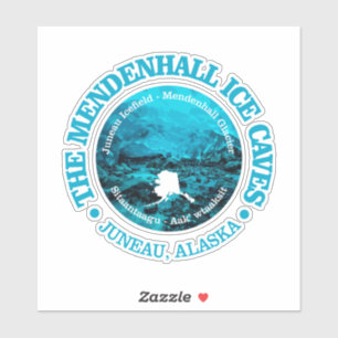 Sticker Grottes de glace de Mendenhall (rd)