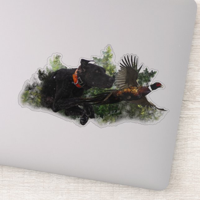 Sticker GSP, Chasse faisan (Détail)