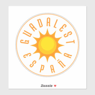 Sticker GUADALEST ESPAÑA Sun