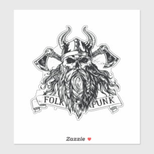 Sticker Guerrier viking porteur