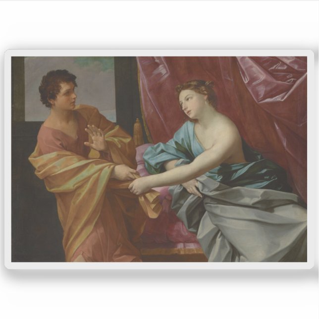 Sticker Guido Reni - Joseph et la femme de Potiphar (Devant)