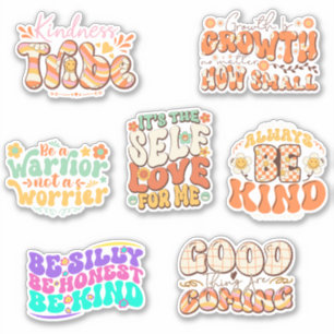 Sticker Guillemets inspirants, sac à dos positif