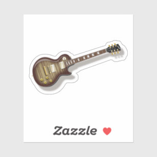 Sticker Guitare vintage