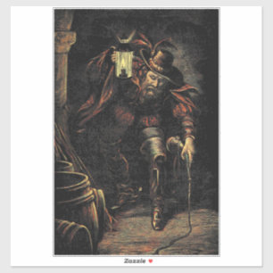 Sticker Guy Fawkes : Rébellion Conspiration des poudres et