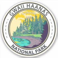 Gwaii Haanas Parc national du Canada Vintage Voyag