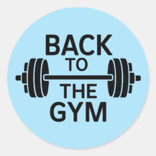 Sticker Gym Barbell