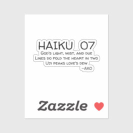 STICKER HAIKU 07