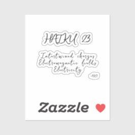 STICKER HAIKU 23