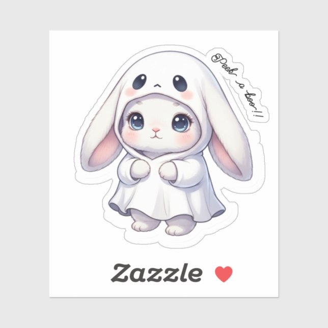 Sticker Halloween Bunny  (Feuille)