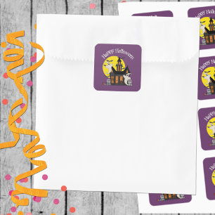 Sticker Halloween Haunted House