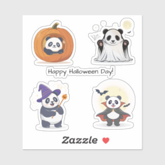 Sticker Halloween Panda Collection