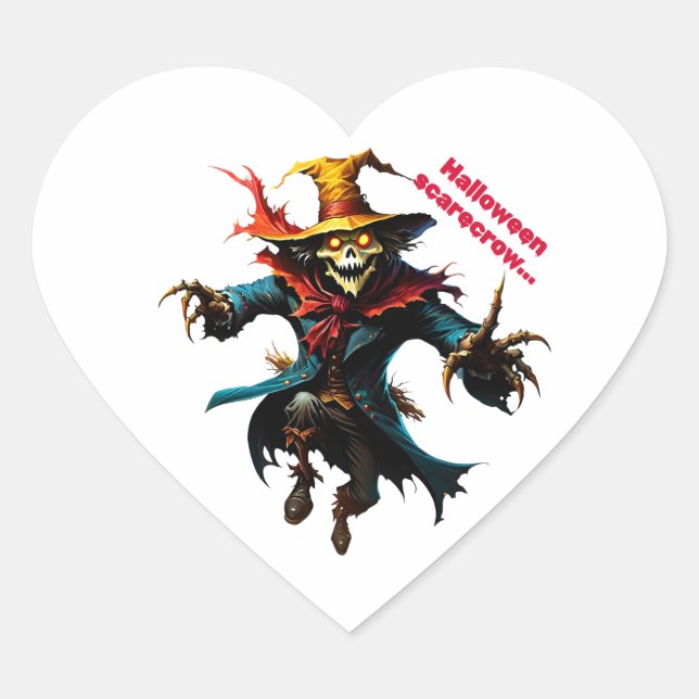 Sticker halloween scarecrow (Vorderseite)