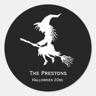 Sticker Halloween sorcière