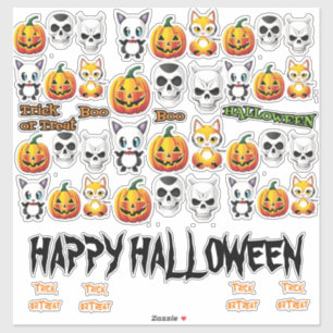 Sticker Halloween Trick ou Treat