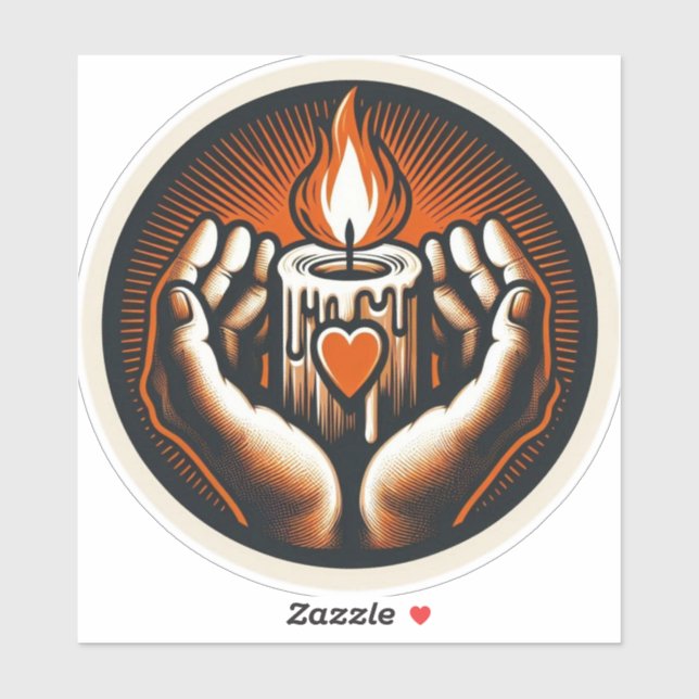 Sticker Halloween vintage (Feuille)