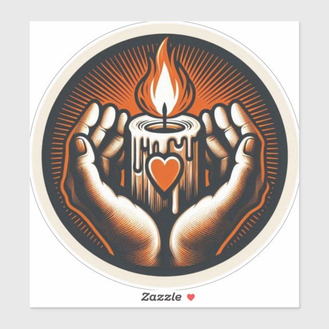 Sticker Halloween vintage (Feuille)