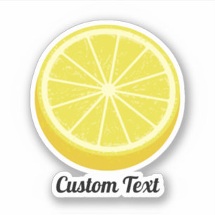 Sticker Halve Lemon