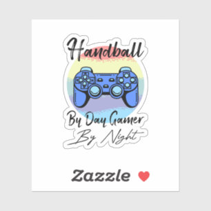 Sticker Handball Par Jeu De Jour Par Nuit
