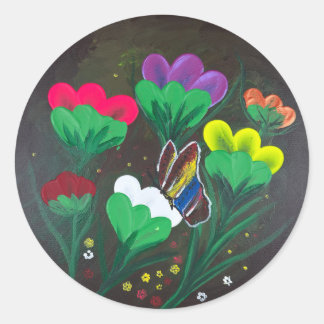 Sticker - Handgefertigtes Kunstwerk - Schmetterlin