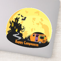 Happy Campoween hantée maison caravane rv camper