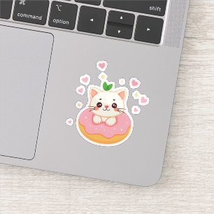 Sticker Happy Donut Kitty