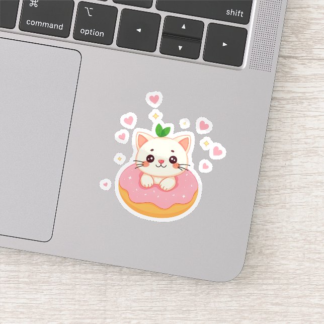 Sticker Happy Donut Kitty (Détail)