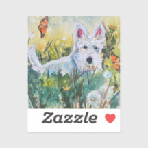Happy Scottie in a Field