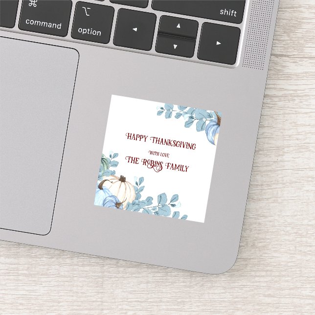 Sticker Happy Thanksgiving (Détail)