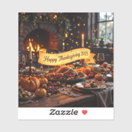 Sticker Happy thanksgiving 2025