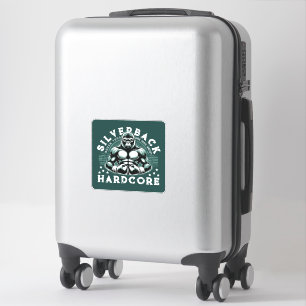 STICKER HARDCORE SILVERBACK GORILLA