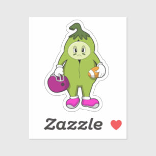 Sticker Haricot de football Sports