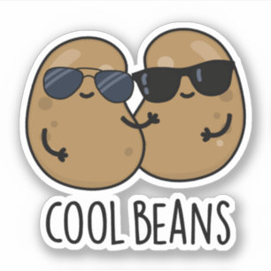 Sticker Haricots cool amusant Veggie Legume Pun