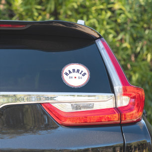 Sticker Harris 2024 Mot sportif Art Décal voiture