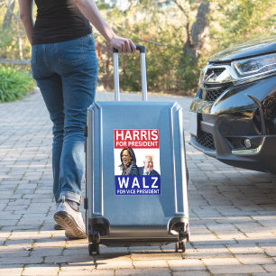 Sticker Harris Pour Président Walz Pour Vice-Président Kam