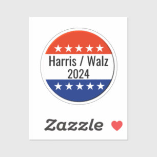 Sticker Harris Walz Élection 2024