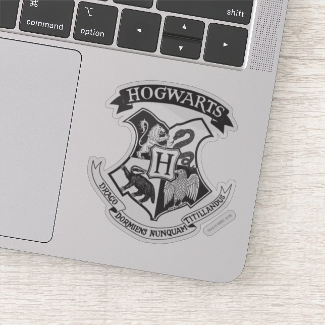 Sticker Harry Potter | Cimier de Poudlard rétro (Détail)
